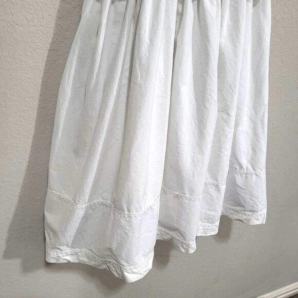 Paulina Dress Womens Size 8 / 10 White FLAWS READ Cottage, Shoujo Prairie - Picture 14 of 16